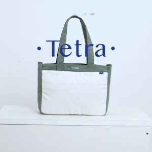 Wallts TetraSteel Blue Crinkle - Tas 2 Way Tote Bag Totebag Backpack Kerja Workbag Pria Wanita