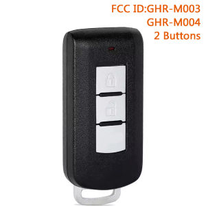 KEYECU GHR-M003 GHR-M004 Remote Key Fob for Mitsubishi Pajero L200 Montero Outlander 2015-2021 433MHz ID47 Chip