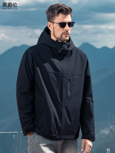 Enjeolon | Hooded Hiking Jacket Mens Casual Outdoor