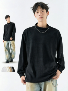 SZON | Warm Casual Long Sleeve Half High Collar Underwear