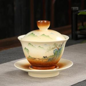 ZHENTAIYUAN | Retro Japanese Handmade Charcoal-Fired Ceramic Tea Bowl