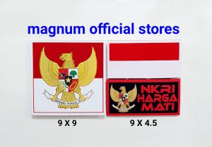 Logo GERINDRA Patch Emblem Prepet Perekat Velkro Tactical Army