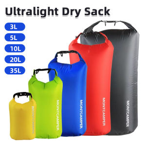 Ultralight Dry Sack 3/5/10/20/35L Drifting Swimming Lightweight Dry Storage Bag Waterproof Rafting Kayaking Outdoor Sport Bag