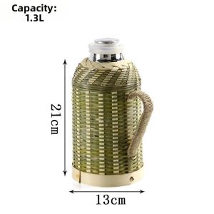 ZUNYI | Vintage Bamboo Thermos