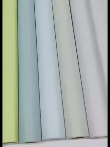 buy 4 get 1 order 4m can get 5m in one whole roll Modern Yellow Wall with White Curvy Floor Lamp and Wallpaper Rolls – Minimalist Home Interior Decoration Design