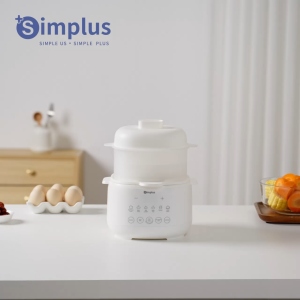 Simplus Electric Slow Cooker 1L Stew Pot For Baby Food 8H Auto Keep Warm 24H Reservation Double Boiling Low Noise| Tong Sui Baby Food