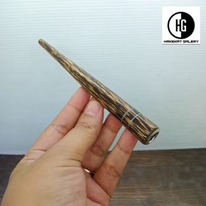 once pipa cangklong kayu liwung macan model lancip h659