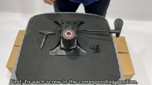 Ergonomic Office Chair Lumbar Support Flip-up Arms Height Adjustable High Back Rockable PC Chair Swivel Study Chair