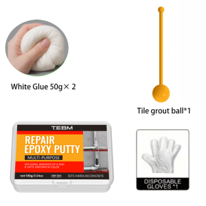 High Strength Epoxy Repair Putty Stick Waterproof Moldable Mud Glue Sandable Drillable Crack Filler For Metal Pipe Concrete Wood