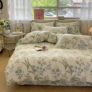 JIFANPAUL | Bộ Đồ Chăn Ga Gối Bốn Mảnh Phong Cách Nông Thôn