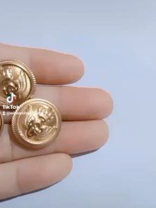 12PCS Kancing Baju Jasko Motif Sayap Diameter 15 mm & 21 mm - NEW PRODUK