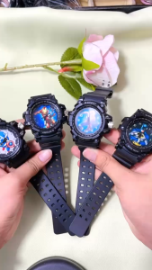 Jam Tangan Sport Anak Laki-Laki Karakter Super Hero Spiderman Ironman Batman Dan Captain America
