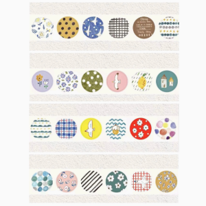 New Arrival PiON Mini Girl Bird Island Evening Flower Town Girl Lace PET Tape Medium Adhesive Strength 100 Pieces Home Use