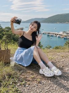 ZUYINBULUO | Detachable Camellia Pearl Chain Decorative Accessory
