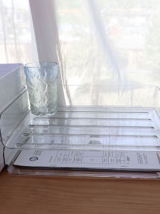 Uncle Dake Desktop Organizer Box Office Document Storage Rack Receipt Classification Rack File Holder Plastic Material