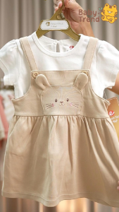 Elegant Kids ชุดเด็กผู้หญิง 6-24เดือน  ชุดเอี๊ยมกระโปรงพร้อมเสื้อ ลายแคมปิ้ง Collection | Babytrend