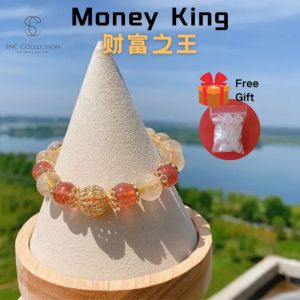 【SNC】<财富之王>水晶手鏈女 助财运爱情人缘健康水晶手链 Crystal Bracelet for Women Accessories Women Bangles Bracelets Gelang Tangan Perempuan