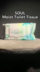 [🇸🇬SG Ready]Ultra Soft Moist Toilet Tissue | Flushable Wet Toilet Paper | Wet Toilet Tissue | 80 Sheets | Eliminates 99.9% Bacteria | Alcohol Free