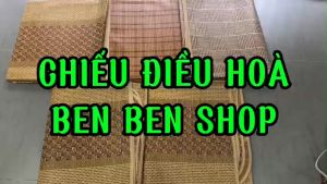 Size 1.8 x 1.9m - Chiếu điều hòa sợi mây chiếu mát mùa hè chiếu ngủ chiếu mây hàng VN cao cấp - ben ben shop