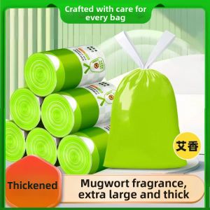 WEIHEHU | Drawstring Thick Handheld Cute Printed Plastic Trash Bags