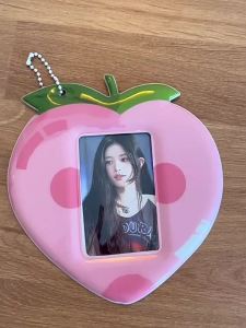  New 3inch Photo Card Holder Keychain Pendant Korean K-Pop Star Idol Photocard Cards Sleeve Protection Cover Fan Gifts