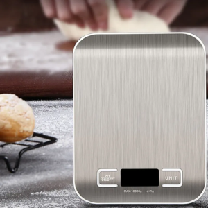 Cân Nhà Bếp Kỹ Thuật Số 10kg Độ Chính Xác 1g Màn Hình LCD Cân Điện Tử Bằng Thép Không Gỉ Cân Điện Tử Để Cân Thực Phẩm Trang Sức Làm Bánh Sử Dụng Tại Nhà