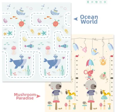Foldable Thick Eco-friendly Odorless Non-slip Baby Crawling Mat