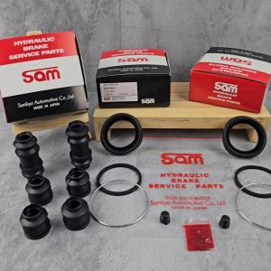 CALLIPER KIT REM CAKRAM BELAKANG PAJERO DAKAR 2016 SAMPAI 2019 1SET SAM