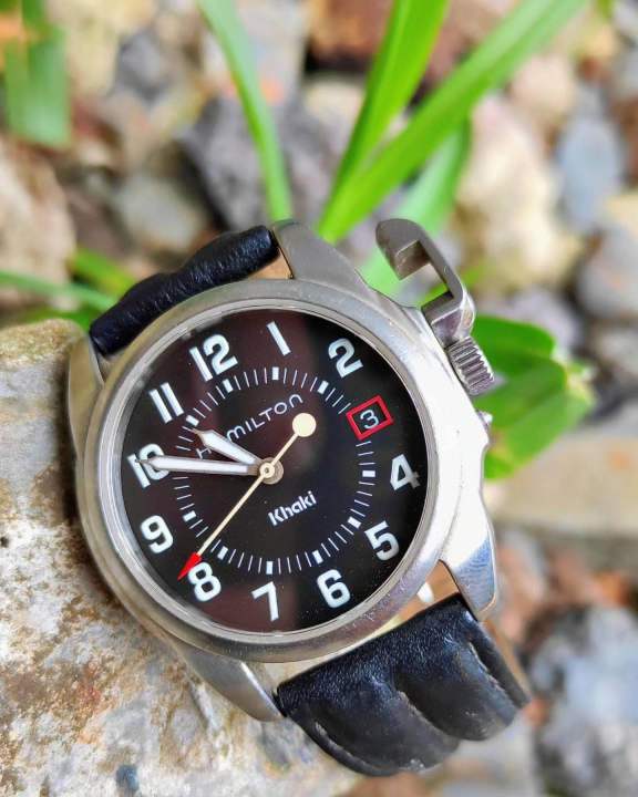 Đồng hồ nam hiệu Hamilton Khaki Action 6301 (Quartz), Thuỵ sỹ