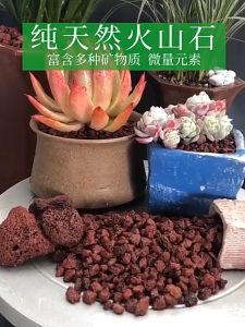 2.5kg Organic Red Lava Rocks Natural No Colorants Pumice Porous Volcanic Rock for Gardening and Decorations Aquarium Pond Filter Media