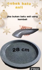 cobek batu asli original terbuat dari 100 persen batu aslibatu gunungfree ulekan 