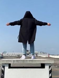 JIARONG | Loose Fitting Hooded Fashionable Coat For Autumn