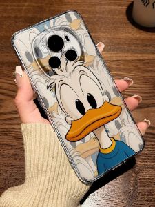 Honor Magic8/7 Cartoon Donald Duck Magic6 Female New Model 5 Transparent Trendy Brand 4 Soft Shell pro Creative Ultimate Edition Anime Anti-Fall Full Cover Lens Protection Case