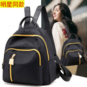 กระเป๋าเป้ผ้าอ๊อกฟอร์ดสําหรับผู้หญิงกระเป๋าหนังสือแฟชั่นสไตล์เกาหลีแมทช์ลุคง่ายแบบใหม่ปี2021กระเป๋าเป้ผ้าใบใบเล็กสําหรับเดินทางกระเป๋าผู้หญิง