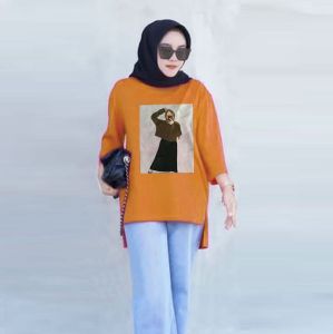 ATASAN OVERSIZE / KAOS PINGUIN / ATASAN TERBARU / KAOS OVERSIZE / ATASAN MURAH - FN OVERSIZE WANITA BUNGA