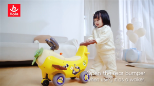 Hola 4-in-1 Ride-on & Push Around Banana Plane