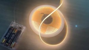3AA Battery Powered COB LED Strip DC 5V 5mm 320Leds/m Flexible Tape 3000K 4000K 6000K Adhesive LED Strip Bedroom TV Backlights
