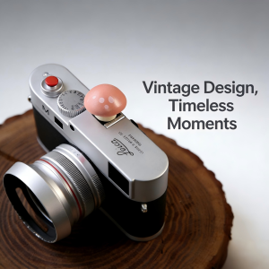 Cute Mushroom Camera Hot Shoe Cover for Fuji XT30II XT5 XT4 XT50 XM5 Leica Q3 Nikon ZF ZR Sony Canon DSLR Mirrorless Accessories