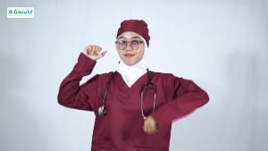 LINCURT - Doctor Scrubs Set Baju OK Lengan Panjang series Cito