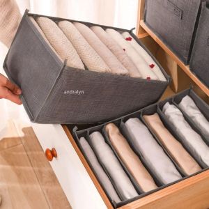 1PCS Clothing Storage Solution Closet Pants Organizer Cabinet for Underwear Socks Shirts Jeans Compact Storage Box