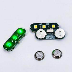 3-Watt High Brightness Wireless Light Switch Led Lamp Toys for Diy Model Making/Gun-dam/Dollhouse Decor/Diorama with Battery 1pc