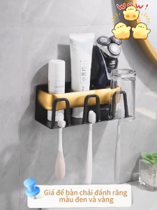 MEIDOO Phòng tắm kệ để bàn chải đánh răng đựng bàn chải đánh răng giá để bàn chải đánh răng điện