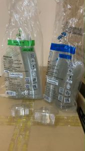 [ยกลัง] ถ้วยน้ำจิ้มฝาล็อค ฝาติด PET+ฝา (2000ชิ้น/ลัง) และแบบถ้วยจีบไม่มีฝา (6000ชิ้น/ลัง) ขนาด 1oz./2oz./3oz. ตราผึ้ง