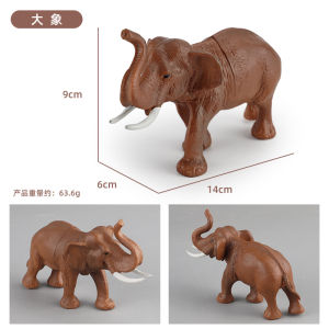 Childrens Simulation Animal Model Toy Set Baby Cognitive Decoration Farm Full Set of Small Animal World Boys and Girls