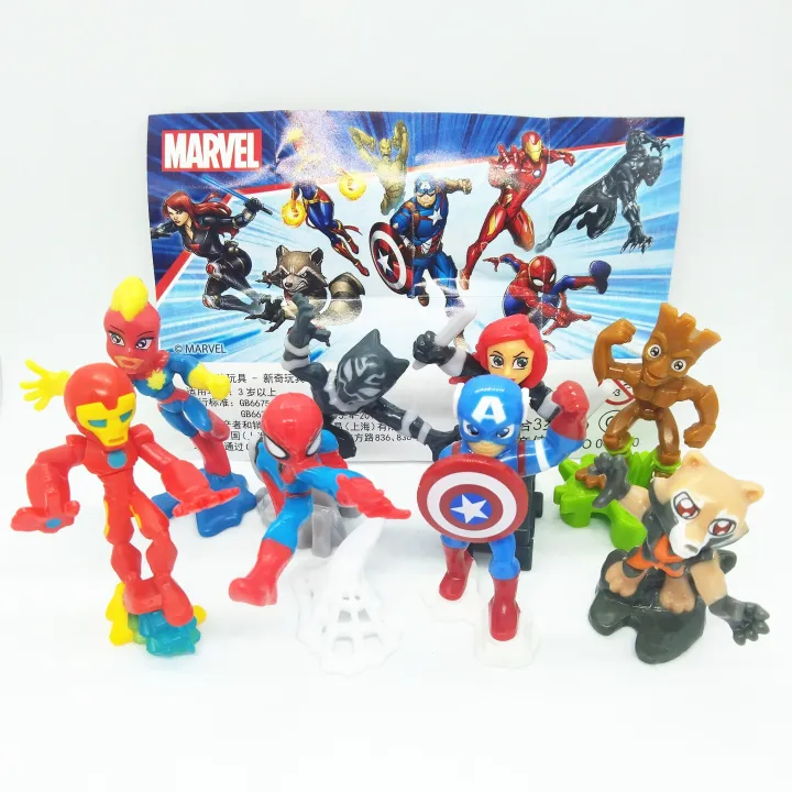 Kinder Kinder Joy Small Toy Marvel Spider-Man Iron Man Black