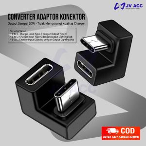 NANVAN NVN-C3 SAMBUNGAN CONVERTER ADAPTER ADAPTOR KONEKTOR CHARGER SIKU USB-C TO USB C / FOR IPHONE TO IPHONE / USB-C TO IPHONE
