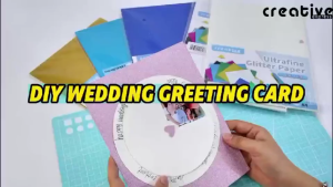 Creative Ultrafine Glitter Paper 250gsm 10sheets A4 Paper for DIY Project