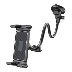 Multi-Angle Adjustable Car Phone Mount with Suction Cup and Long Arm