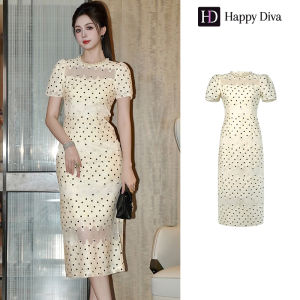 Happy Diva Womens Dresses Apricot Dresses Polka Dot Dresses Casual Dresses Wedding Dresses Formal Party Dresses Party Work Dresses 21787