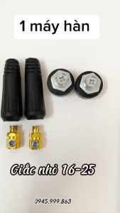 GIắc nối nhanh máy hàn cho 1 máy ( 2 đực + 2 cái ) Giắc Cài 16-25